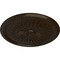 Ekena Millwork Juniper Ceiling Medallion (Fits Canopies up to 7"), Hand-Painted Bronze, 36"OD x 1 1/2"P CM36JUBZS - alternate 3